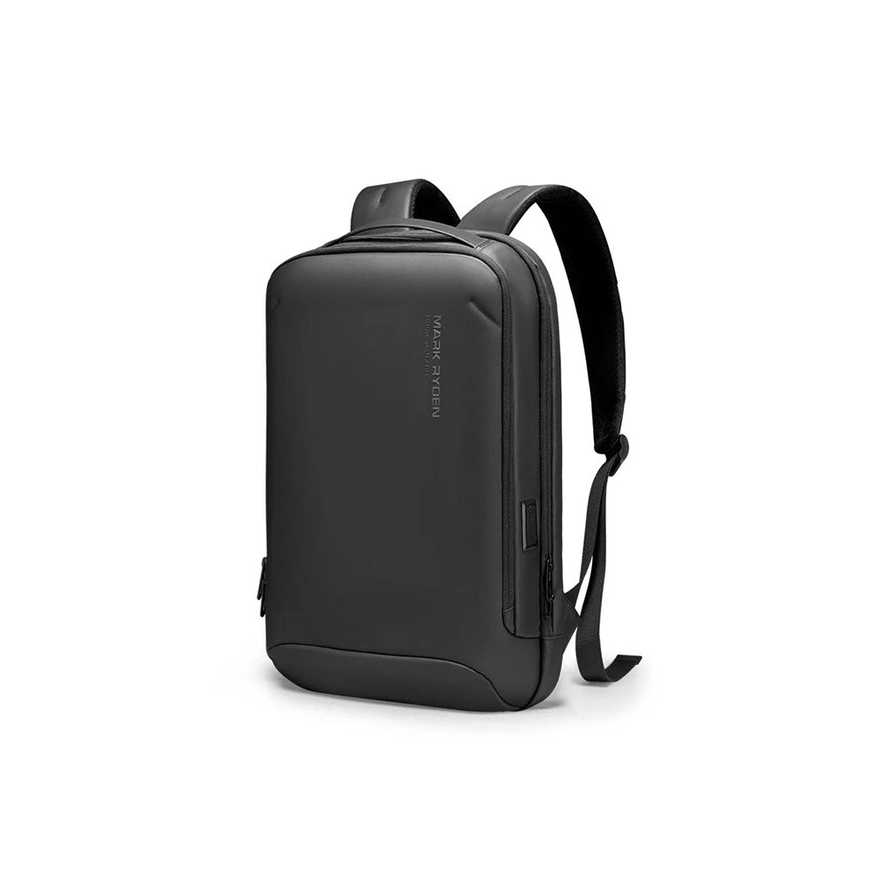 Slim Travel Laptop Backpack Grey Black Waterproof Bag