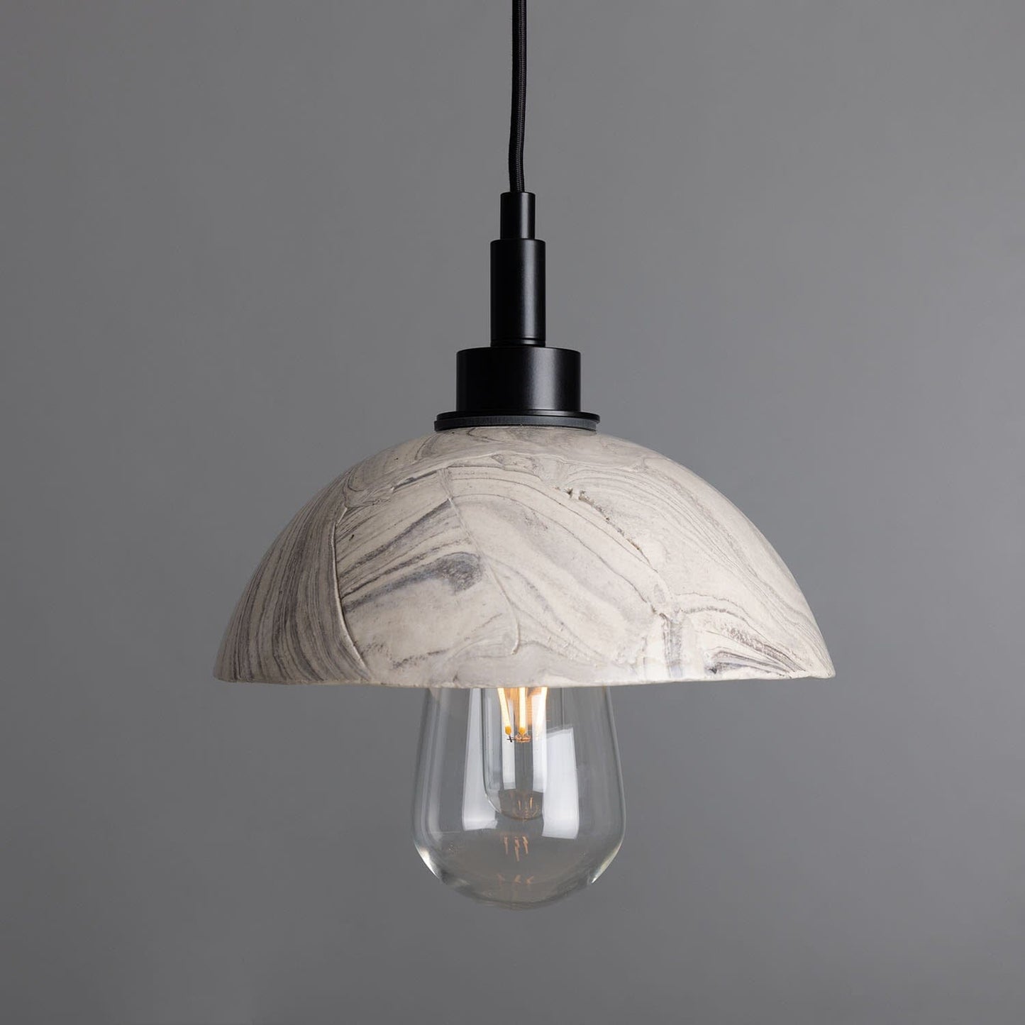 White Gloss Ceramic Bathroom Ceiling Light 8 Inch - OutfitLondon