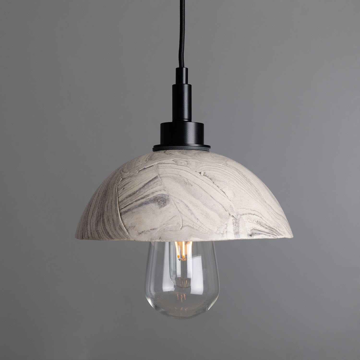 White Gloss Ceramic Bathroom Ceiling Light 8 Inch - OutfitLondon