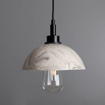 White Gloss Ceramic Bathroom Ceiling Light 8 Inch - OutfitLondon