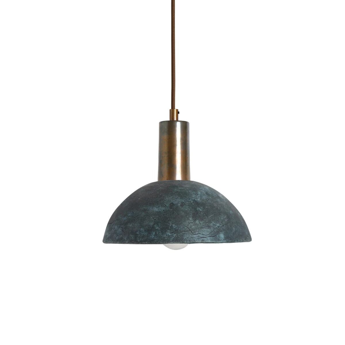 Calm Ocean Blue Glass Pendant Light