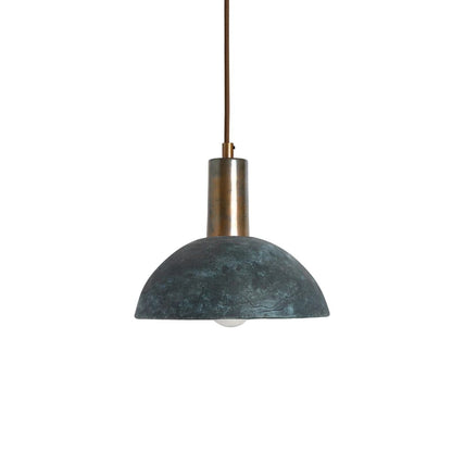 Calm Ocean Blue Glass Pendant Light