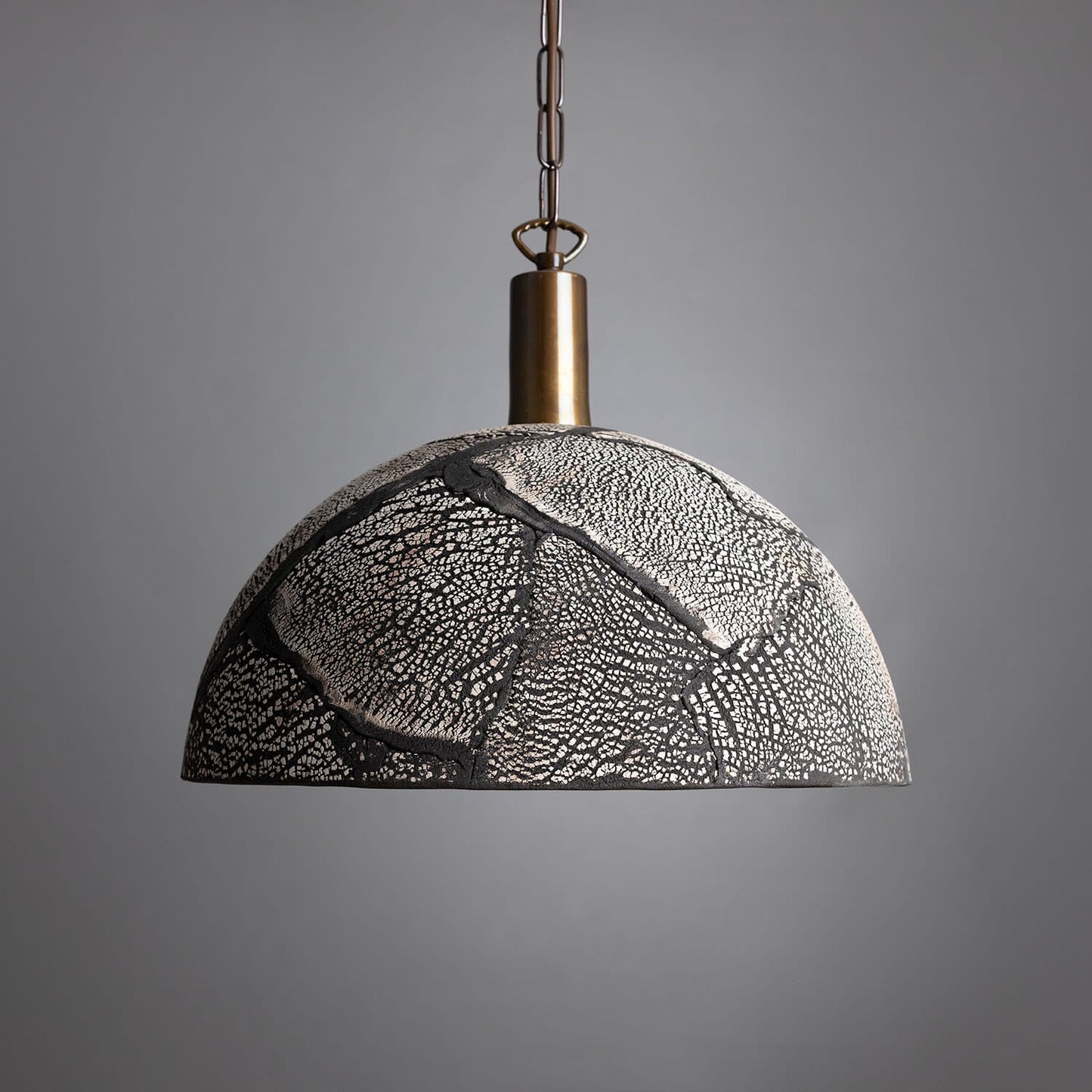 Rustic Clay Dome Pendant Light, 37cm - OutfitLondon