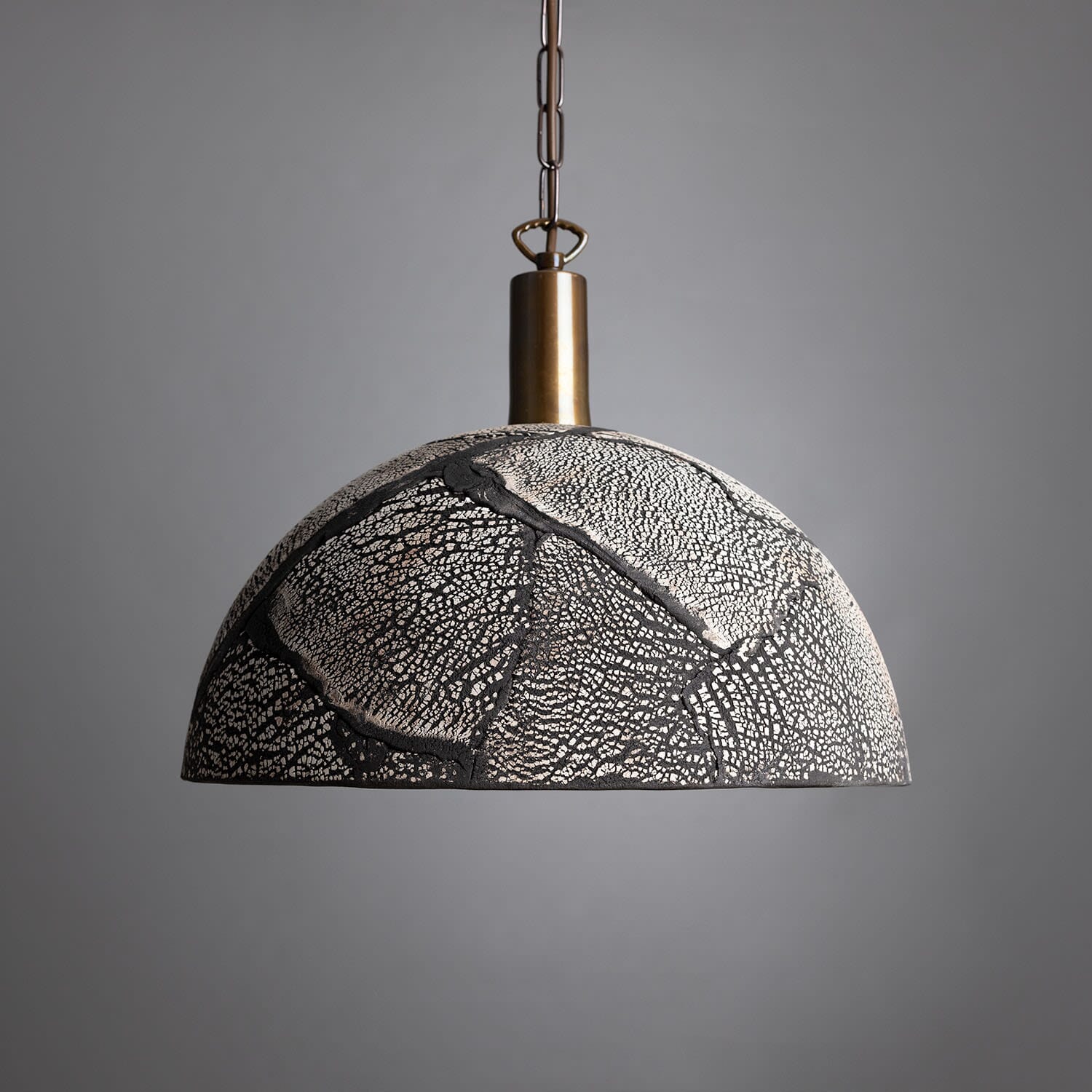Rustic Clay Dome Pendant Light, 37cm - OutfitLondon