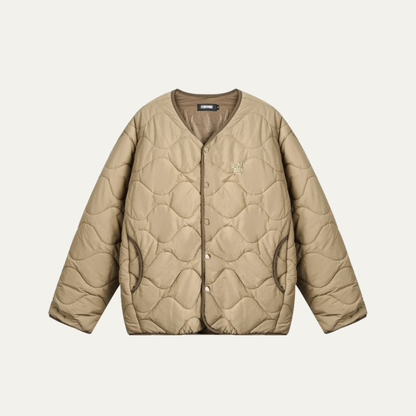 Warm Padded Mens Quilted Coat