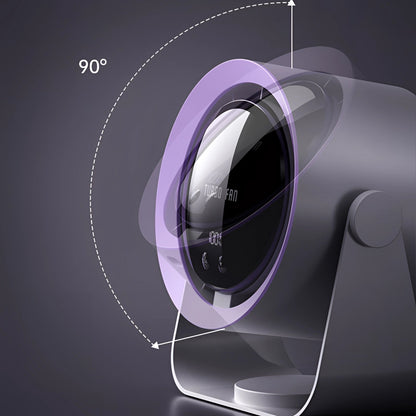 Home Bladeless Fan - Portable LED Display Air Circulator