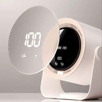 Home Bladeless Fan - Portable LED Display Air Circulator