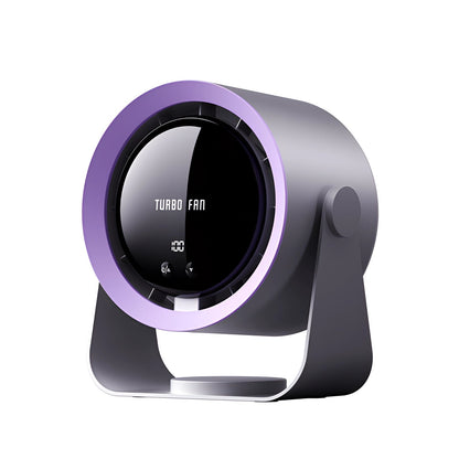 Home Bladeless Fan - Portable LED Display Air Circulator