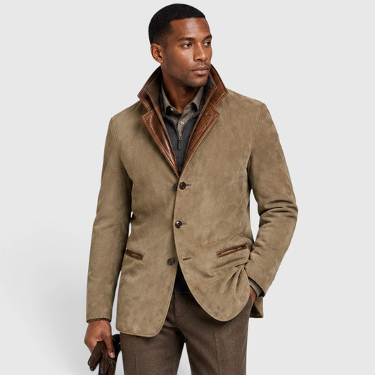 Men's Casual Cotton Blend Workwear Jacket