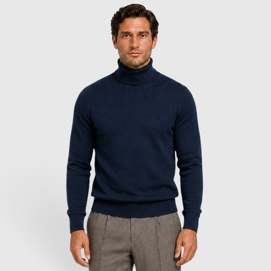 Men's Classic Knit Turtleneck Sweater