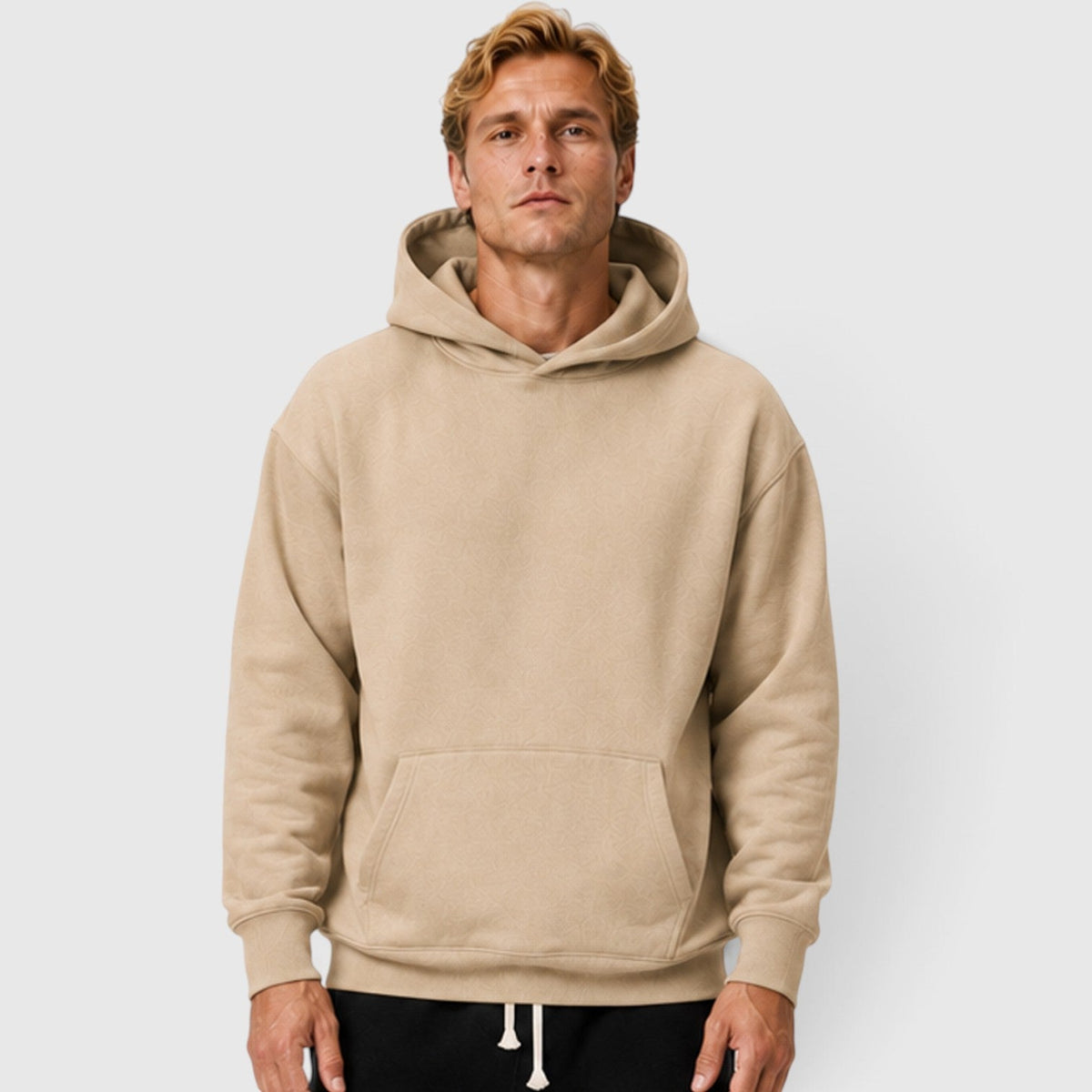 Men's Casual Cotton Hoodie with Comfortable Fit