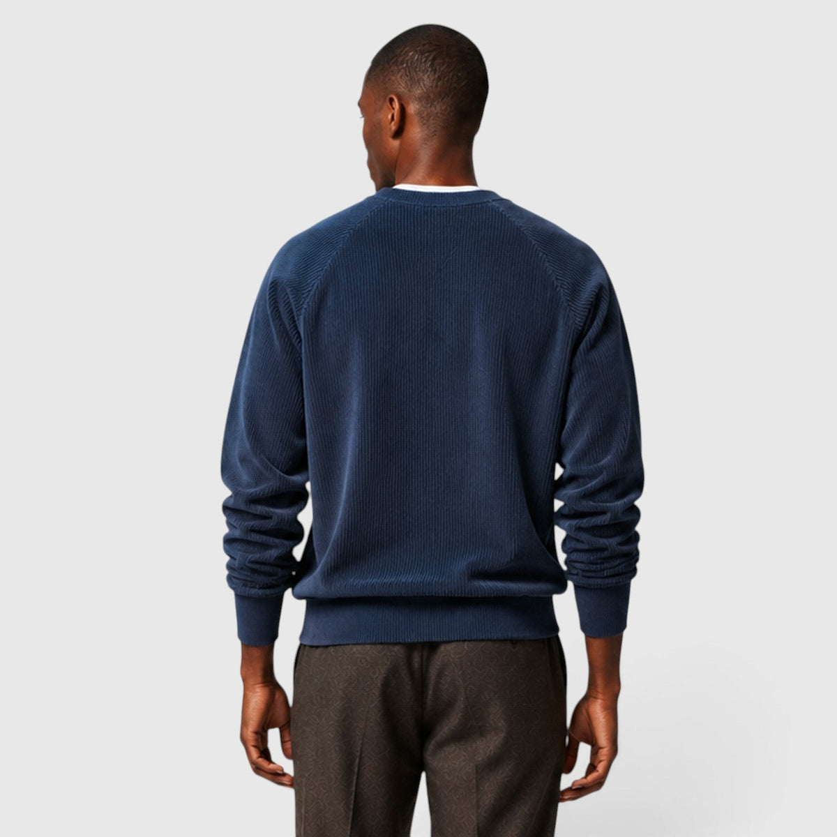 Men's Casual Cotton Loose Fit Pullover