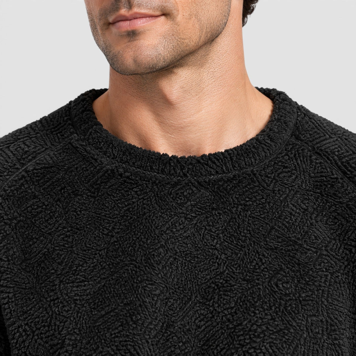 Men's Casual Soft Fleece Jumper and Trousers Loungewear Set