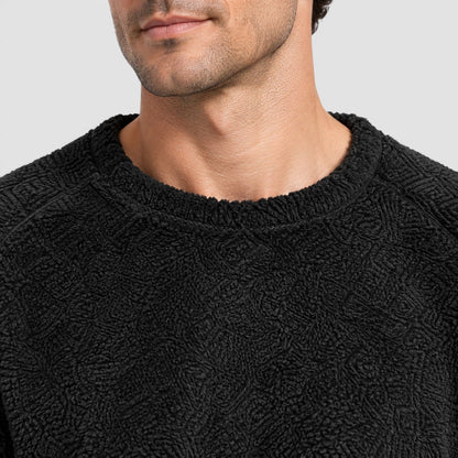 Men's Casual Soft Fleece Jumper and Trousers Loungewear Set
