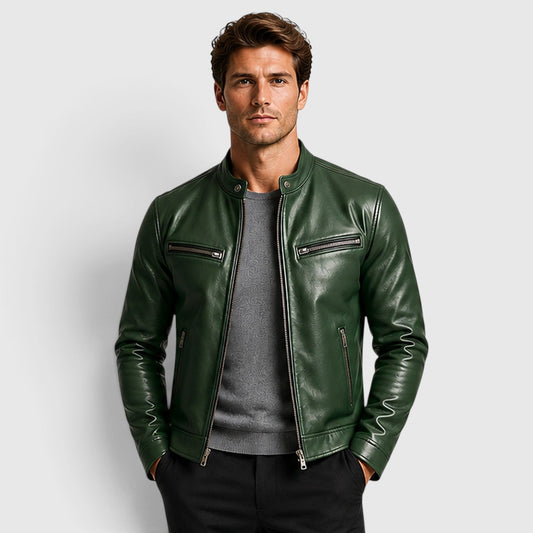Men's Vintage Lightweight Genuine Leather Jacket