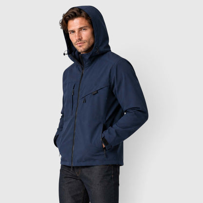 Men's Lightweight Hooded Wind-Resistant Outdoor Jacket