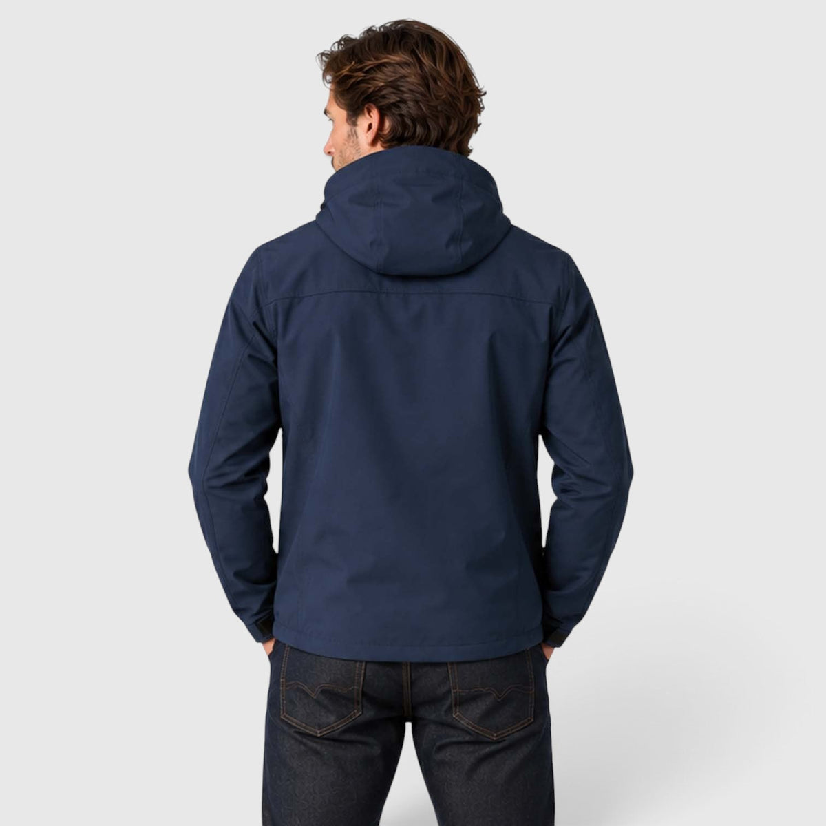 Men's Lightweight Hooded Wind-Resistant Outdoor Jacket