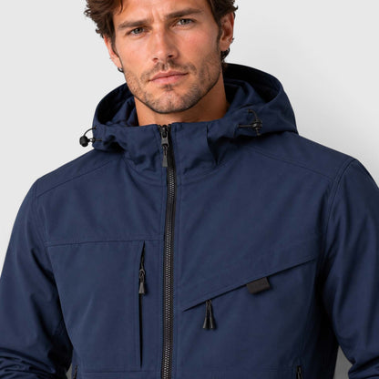 Men's Lightweight Hooded Wind-Resistant Outdoor Jacket