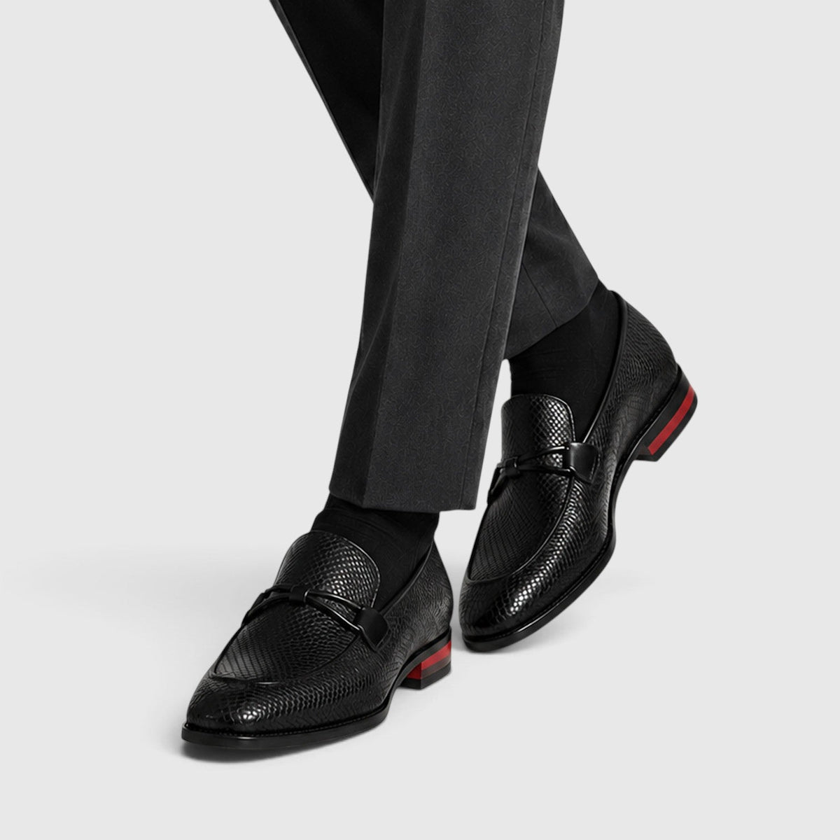 Men's Classic Leather Breathable Casual Dress Shoes