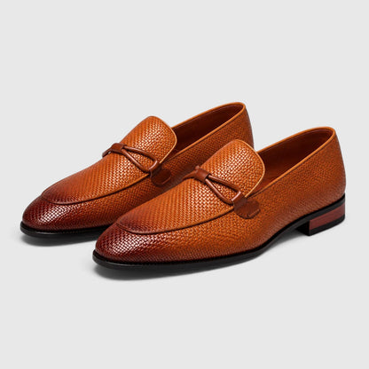 Men's Classic Leather Breathable Casual Dress Shoes