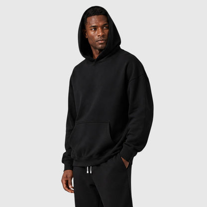 Men's Casual Heavyweight Cotton Hoodie and Joggers Loungeset