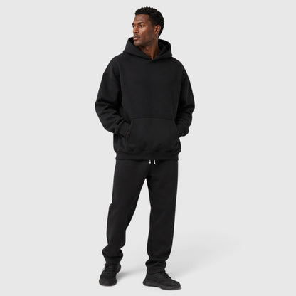 Men's Casual Heavyweight Cotton Hoodie and Joggers Loungeset