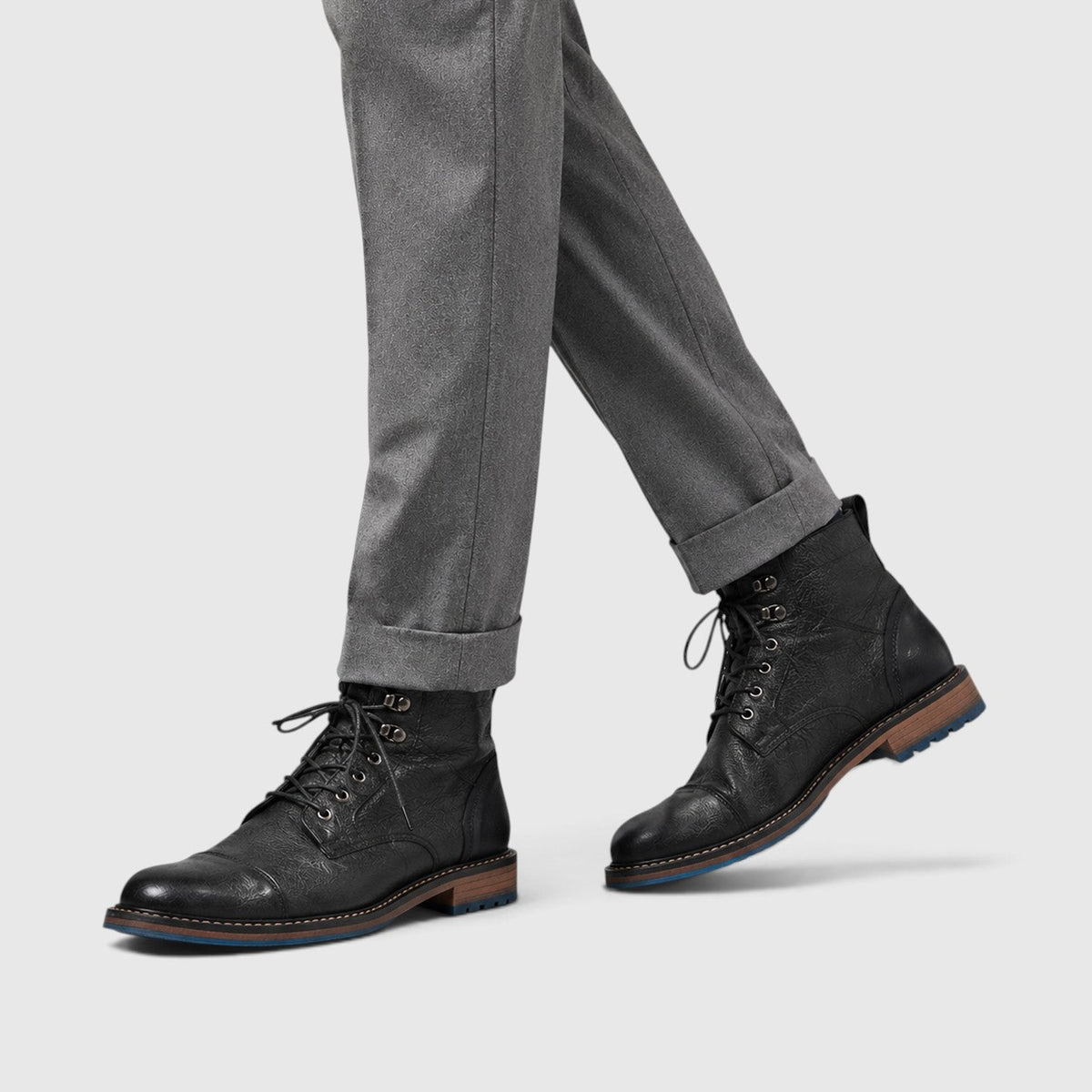 Men's Stylish Leather Walking Boots