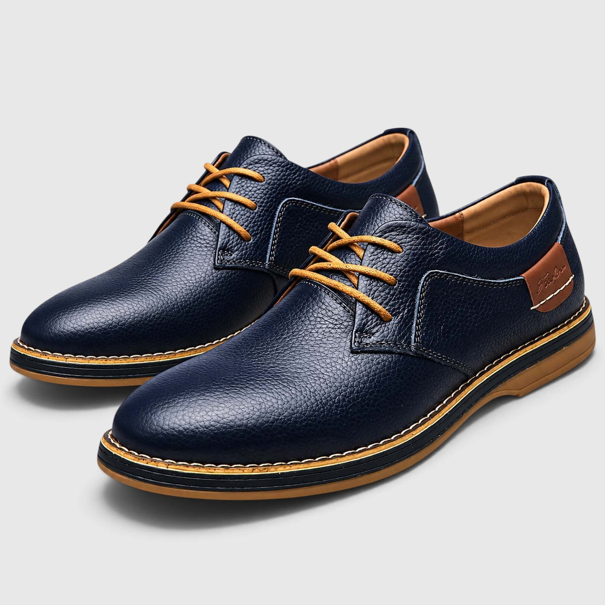 Men's Classic Leather Lace-Up Oxford Shoes