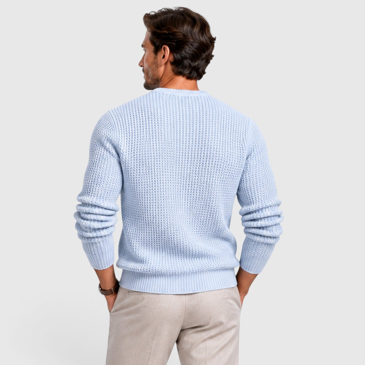 Men's Casual Knit Relaxed Fit Jumper