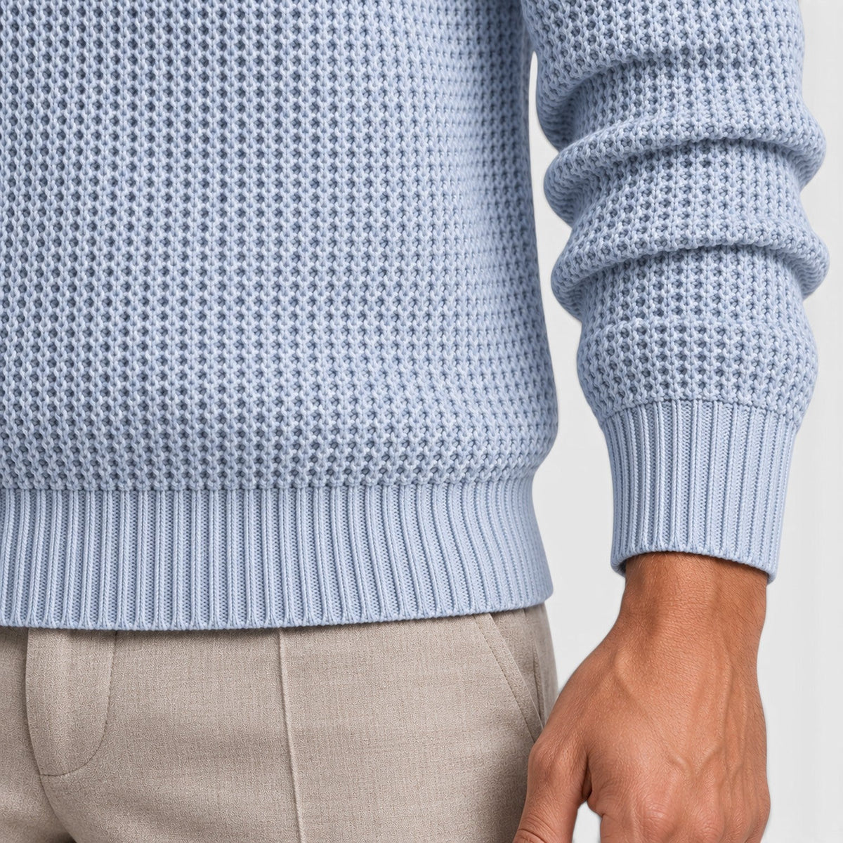 Men's Casual Knit Relaxed Fit Jumper