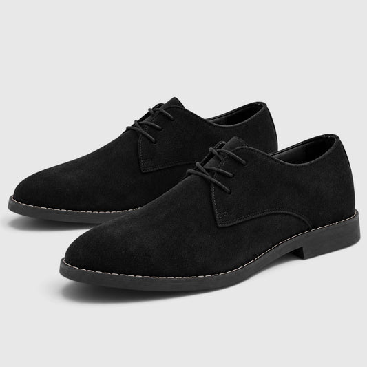 Men's Classic Suede Lace-Up Oxford Shoes