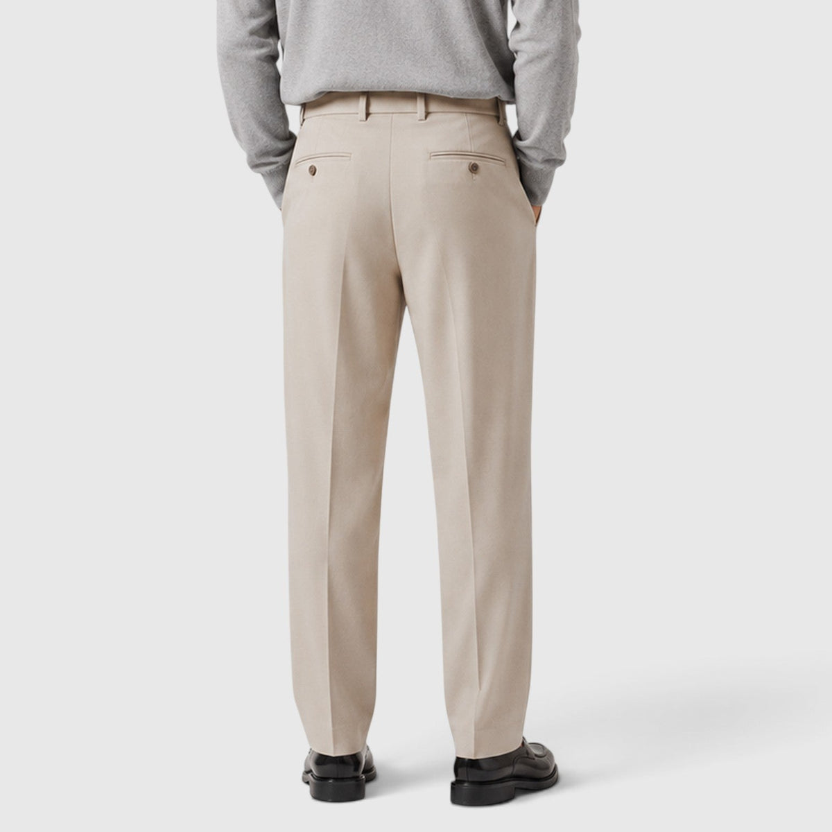 Men's Casual Detachable Belt Suit Pants