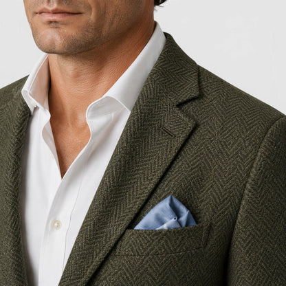 Men's Tailored Single-Breasted Smart Casual Blazer