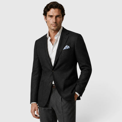 Men's Tailored Single-Breasted Smart Casual Blazer