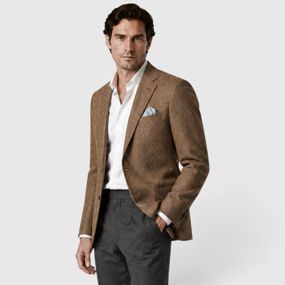Men's Tailored Single-Breasted Smart Casual Blazer