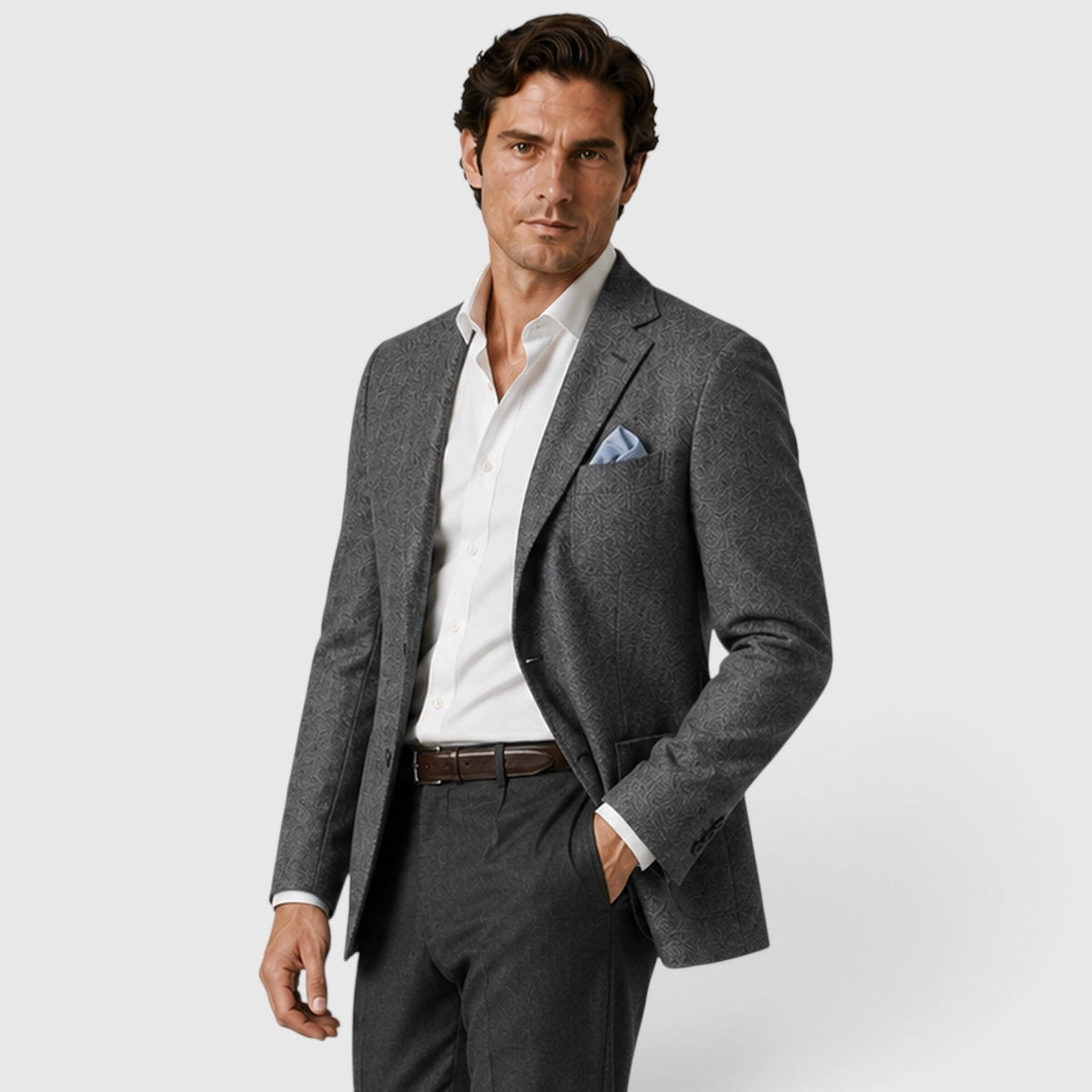 Men's Tailored Single-Breasted Smart Casual Blazer