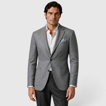 Men's Tailored Single-Breasted Smart Casual Blazer