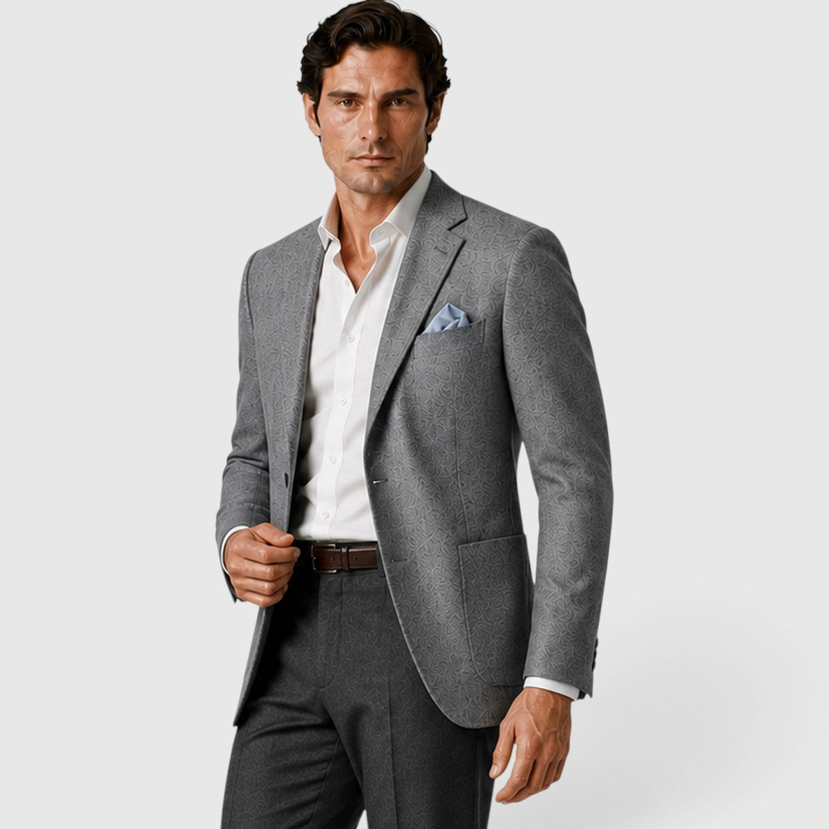 Men's Tailored Single-Breasted Smart Casual Blazer