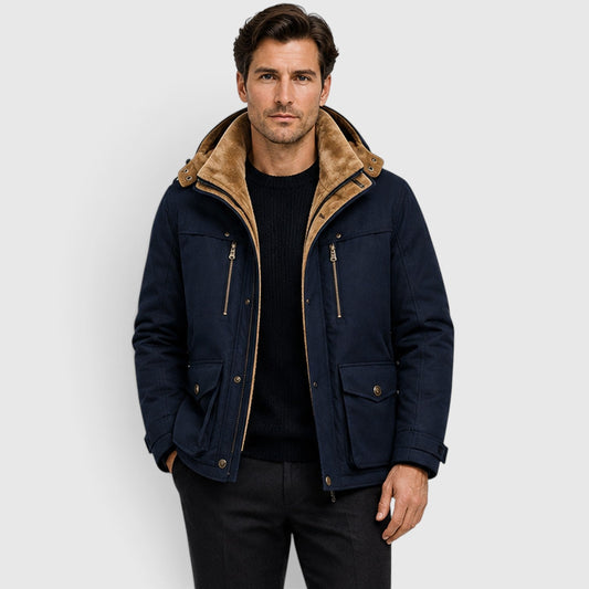 Men's Casual Multi Pocket Warm Outdoor Jacket