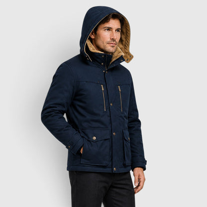 Men's Casual Multi Pocket Warm Outdoor Jacket