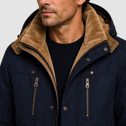 Men's Casual Multi Pocket Warm Outdoor Jacket