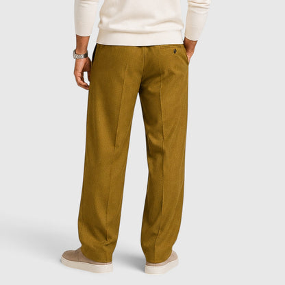 Men's Casual Wide Leg Drawstring Trousers
