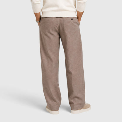 Men's Casual Wide Leg Drawstring Trousers