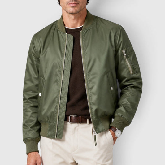 Men's Casual Lightweight Bomber Jacket