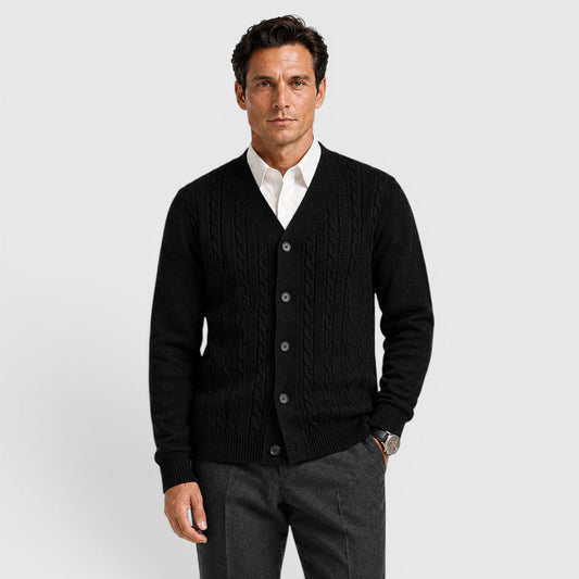 Men's Casual Button Cotton Cardigan