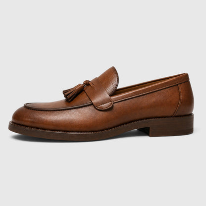 Men's Stylish Croc Leather Tassel Loafers