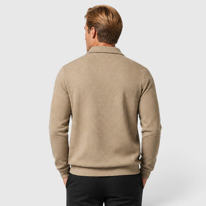 Men's Lightweight Textured Full Zip Jacket