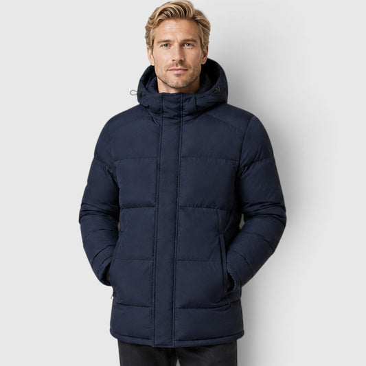 Men's Casual Hooded Padded Puffer Jacket