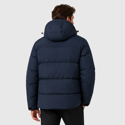 Men's Stylish Quilted Hooded Puffer Jacket