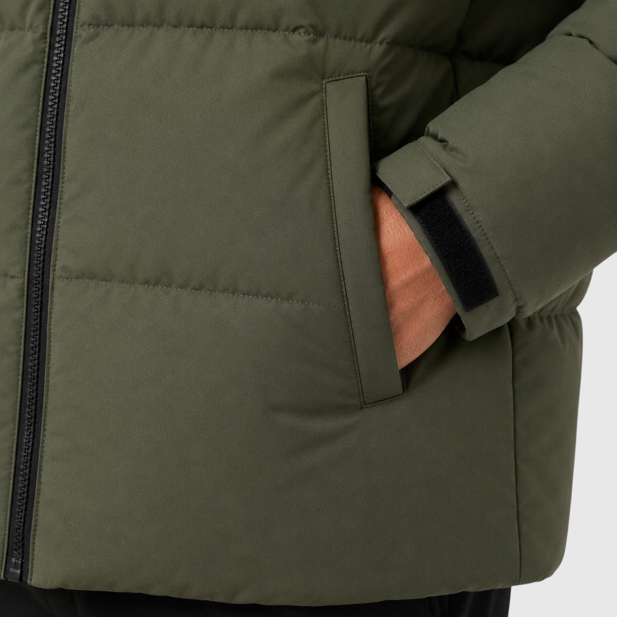 Men's Stylish Quilted Hooded Puffer Jacket